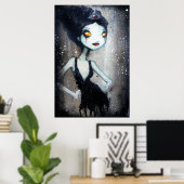 Poster met poeder en poeder (Thuiskantoor)