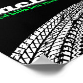 poster met race-esthetiekontwerp (Hoek)