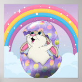 Poster met regenboog (Voorkant)