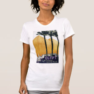 Poster met reiswieg Egypte - Vintage Reis teruggez T-shirt