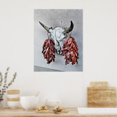 Poster met Ristras (Keuken)