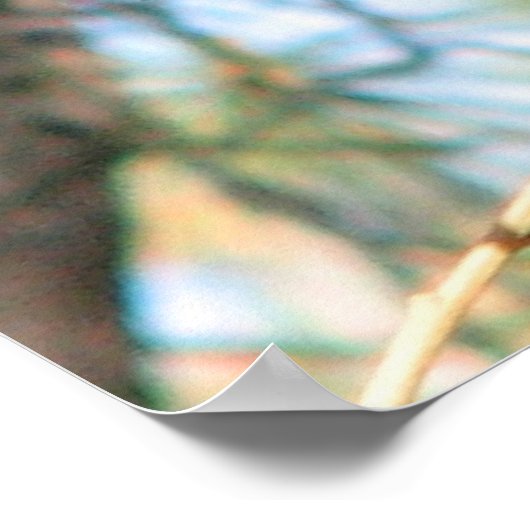 Poster met rode schouderklopjes (Hoek)