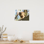 Poster met rode schouderklopjes (Keuken)