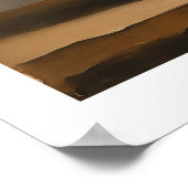 Poster met rode wijnfles en glas (Hoek)