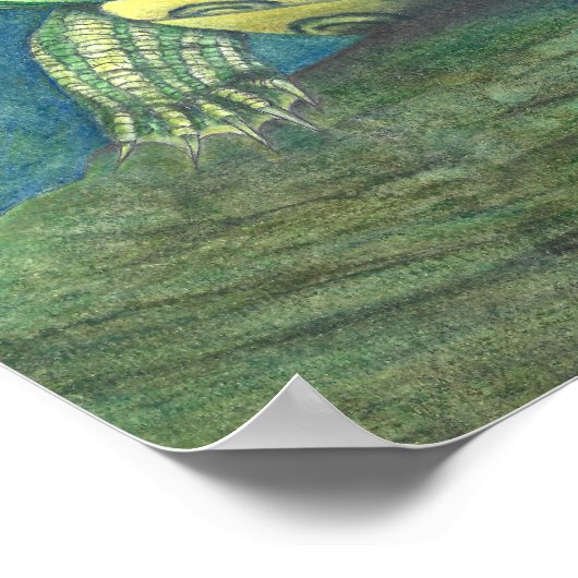 Poster met roodwangschildpad (Hoek)