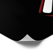 Poster met rots en rolstenen zware metalen Poster  (Hoek)