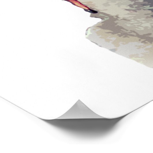 Poster met rotsklimmen (Hoek)