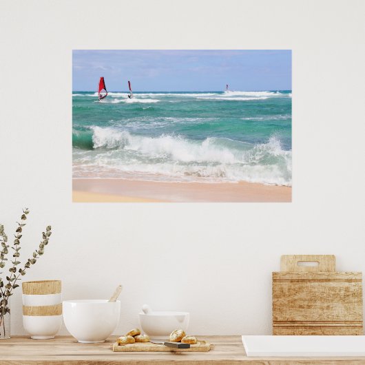 Poster met ruithoofden (Keuken)