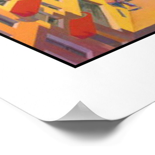 Poster met  San Francisco Motive (Hoek)