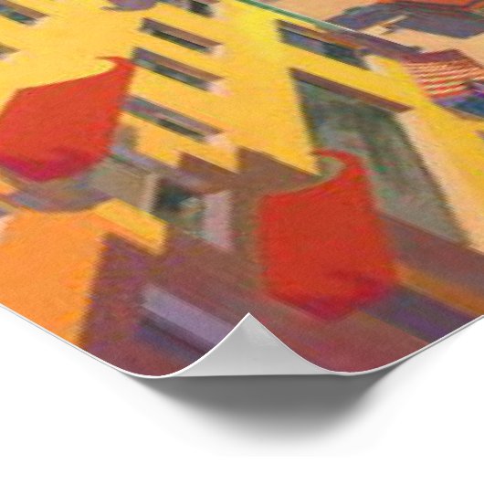 Poster met San Francisco Motive (Hoek)