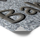 Poster met schuifwiel en Bah Humbug (Hoek)