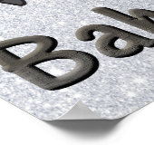 Poster met schuifwiel en Bah Humbug (Hoek)