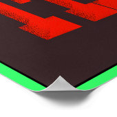 Poster met schuine rand (Hoek)