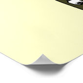 Poster met skatkickflip (Hoek)