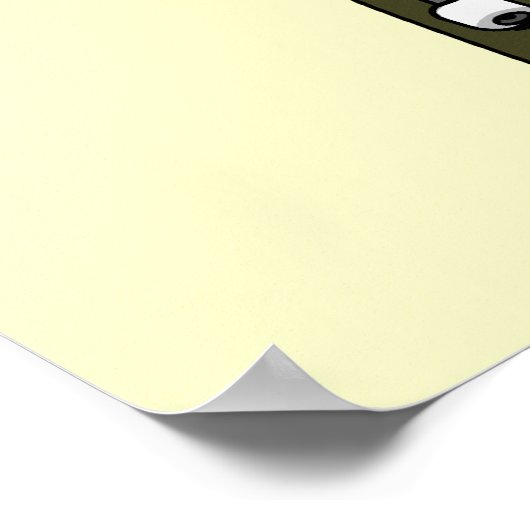 Poster met skatkickflip (Hoek)