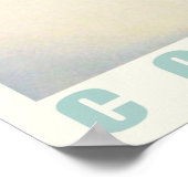 Poster met  skiafdrukken van Aspen (Hoek)