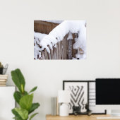 Poster met sneeuwbedekking (Thuiskantoor)