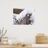 Poster met sneeuwbedekking (Keuken)