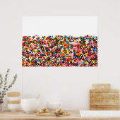 Poster met sprinkhaan (Keuken)