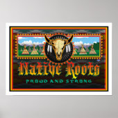 Poster met standaardwortels (Voorkant)