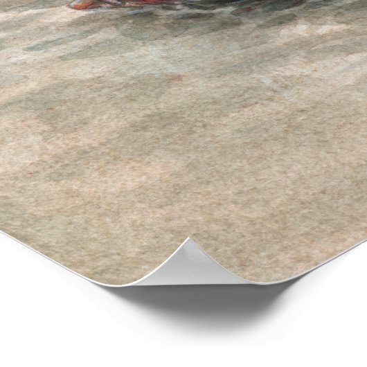 Poster met starlit tinten (Hoek)