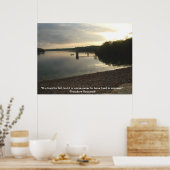 Poster met Theodore Roosevelt citaat (Keuken)