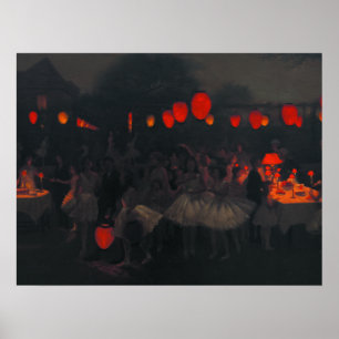 Poster met Thomas Cooper Gotch Painting