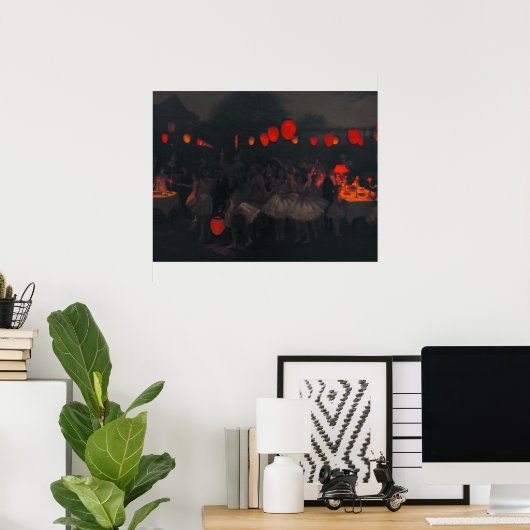 Poster met Thomas Cooper Gotch Painting (Thuiskantoor)