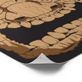 Poster met Tiki Bar (Hoek)