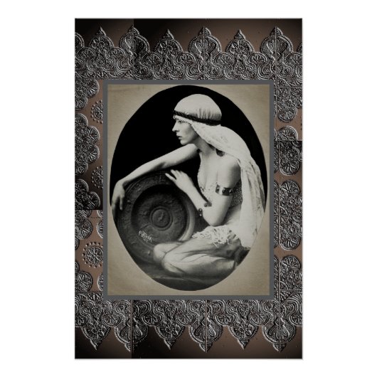 Poster met  Tribal Dancer (Voorkant)