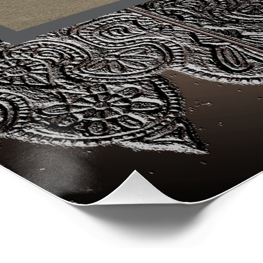 Poster met  Tribal Dancer (Hoek)