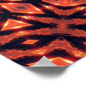 poster met tribale geometriek (Hoek)