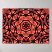 poster met tribale geometriek (Voorkant)