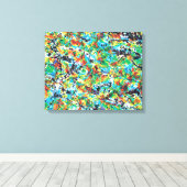 Poster met trilling canvas afdruk (Insitu (Houten vloer))