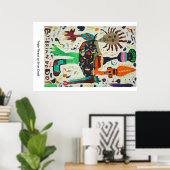 Poster met Triple Threat (Thuiskantoor)