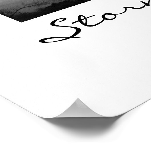 POSTER met upgradeoptie 'Storm wolken' (Hoek)