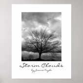 POSTER met upgradeoptie 'Storm wolken' (Voorkant)