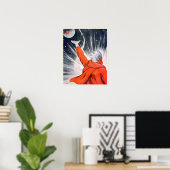 Poster met USSR Propaganda Print (Thuiskantoor)