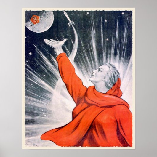 Poster met USSR Propaganda Print (Voorkant)