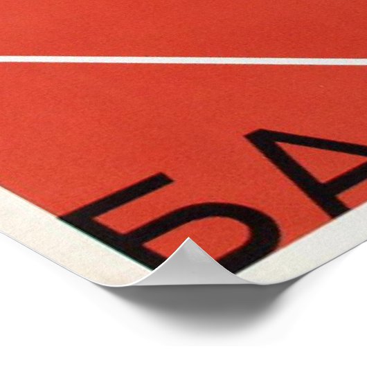 Poster met  USSR Sport Propaganda (Hoek)