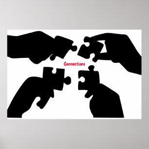 Poster met verbindingen