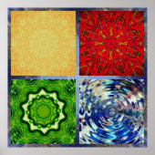 Poster met vijf elementen (Voorkant)