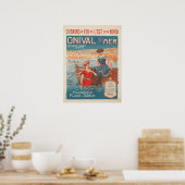 Poster met Vintage Poster Print uit Frankrijk (Keuken)