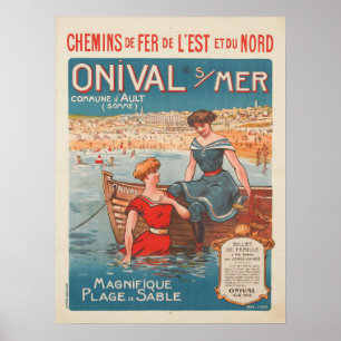 Poster met Vintage Poster Print uit Frankrijk