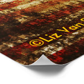 Poster met vlag (Hoek)