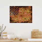 Poster met vlag (Keuken)