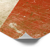 Poster met vlag uit Florida (Hoek)