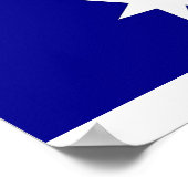 Poster met vlag van Australië (Hoek)