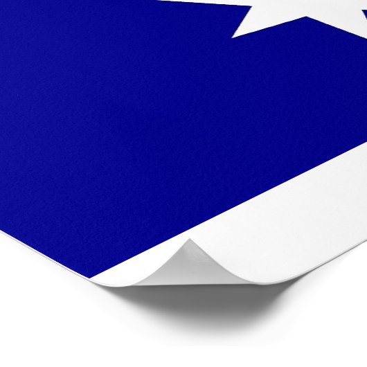 Poster met vlag van Australië (Hoek)