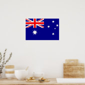Poster met vlag van Australië (Keuken)
